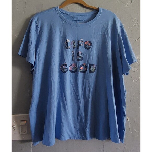 Life Is Good  Tops  Shirts Women's XXXL,23 Inch Of Armp To Armp,Cotton - Picture 5 of 8